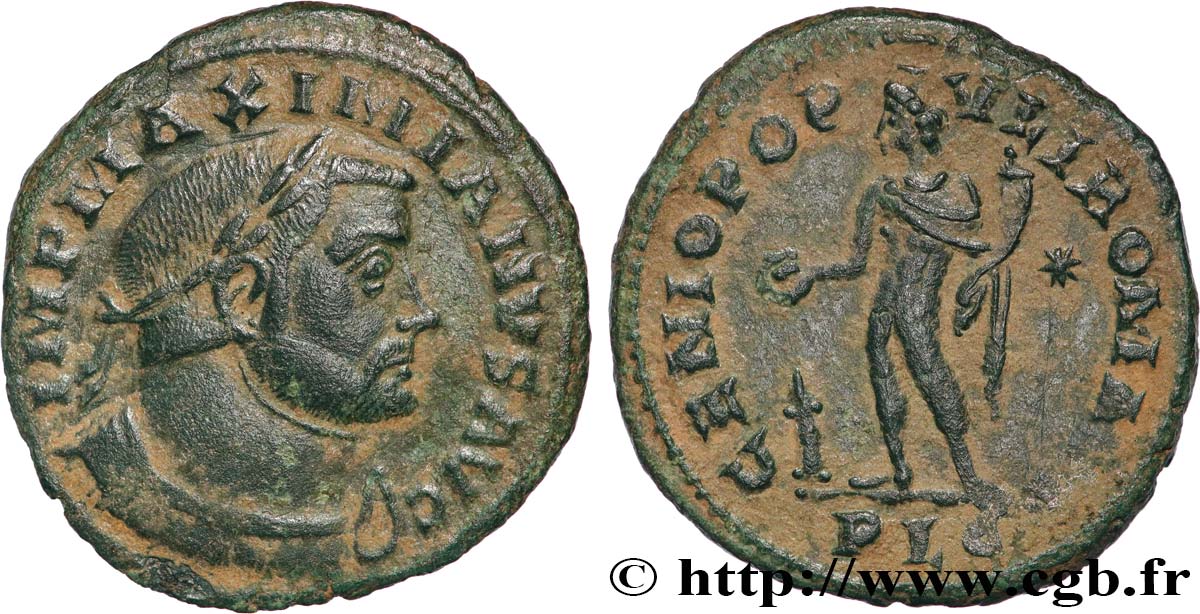 MAXIMIANUS HERCULIUS Follis ou nummus SS