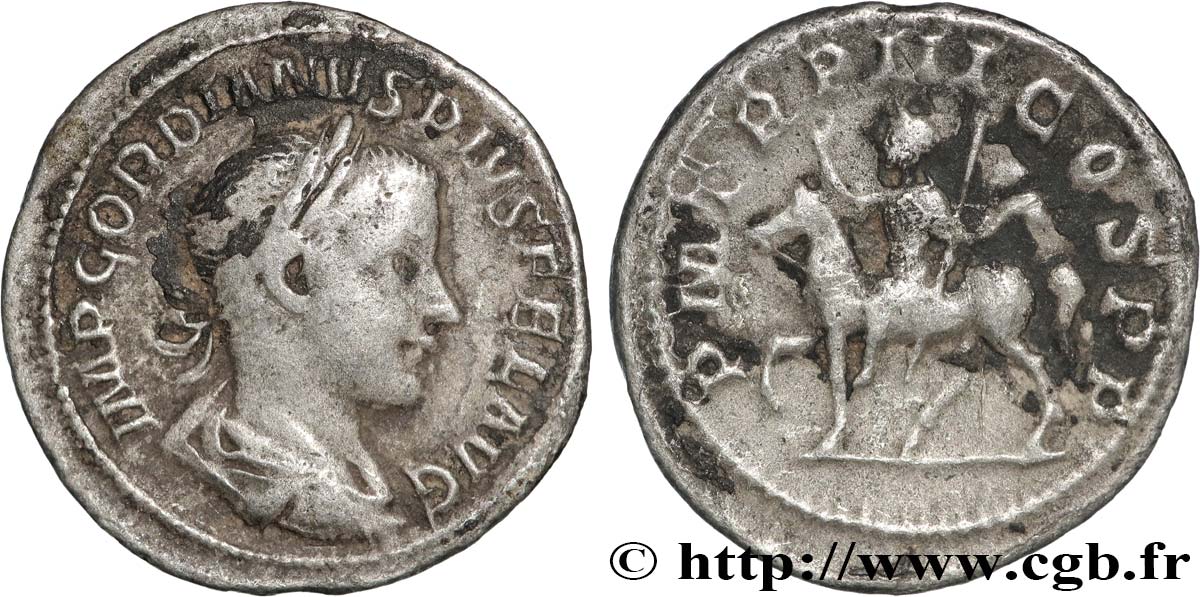 GORDIAN III Denier VF