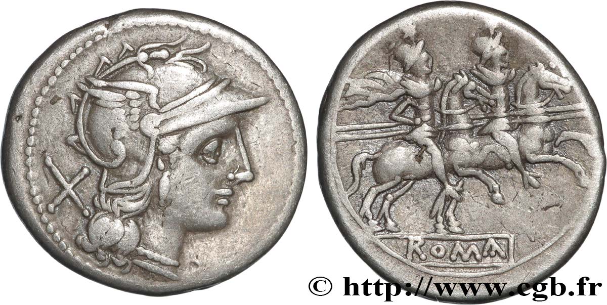 ROMAN REPUBLIC - ANONYMOUS Denier AU