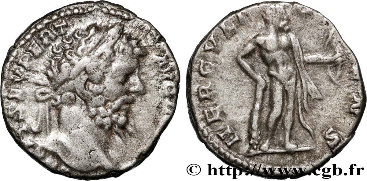 SEPTIMIUS SEVERUS Denier XF/AU