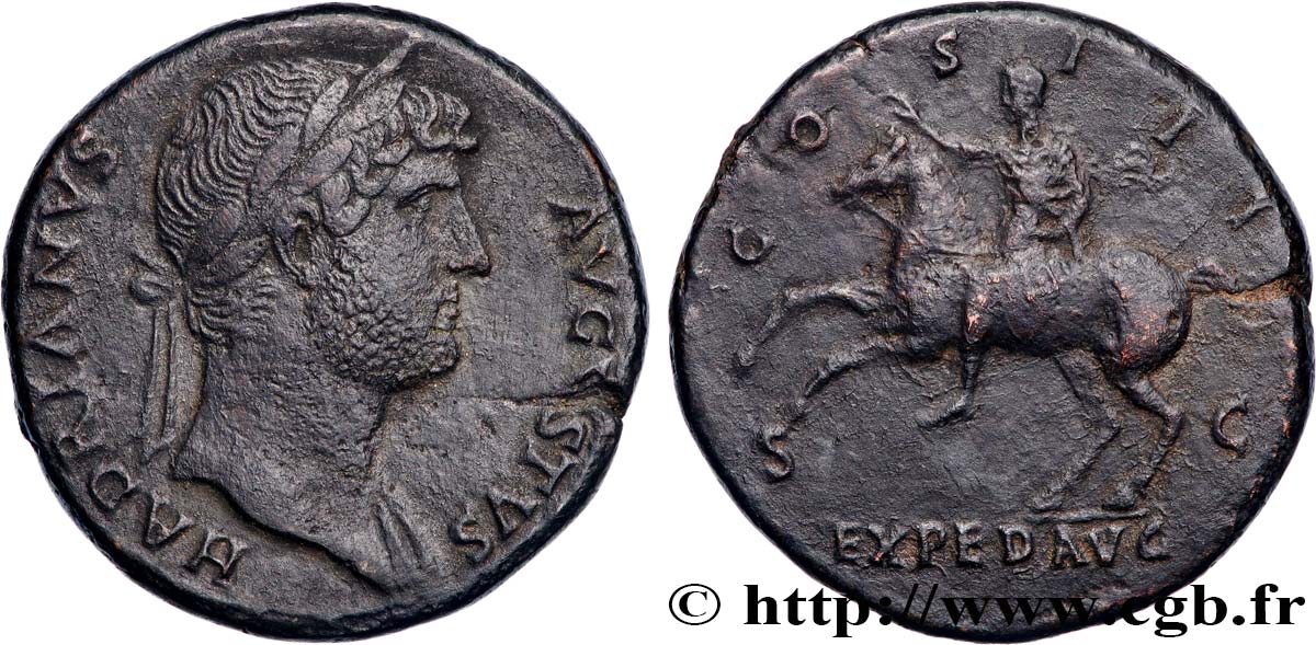 HADRIAN Sesterce XF/VF