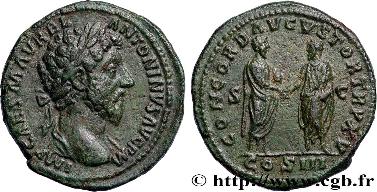 MARCUS AURELIUS As XF