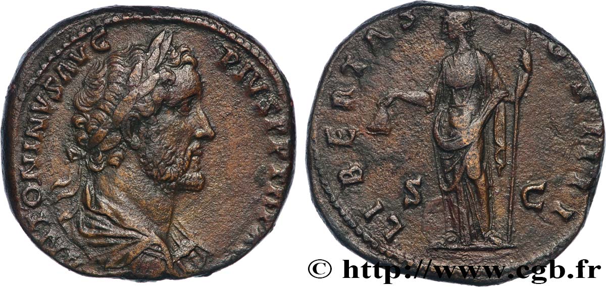 ANTONINUS PIUS Sesterce AU/XF