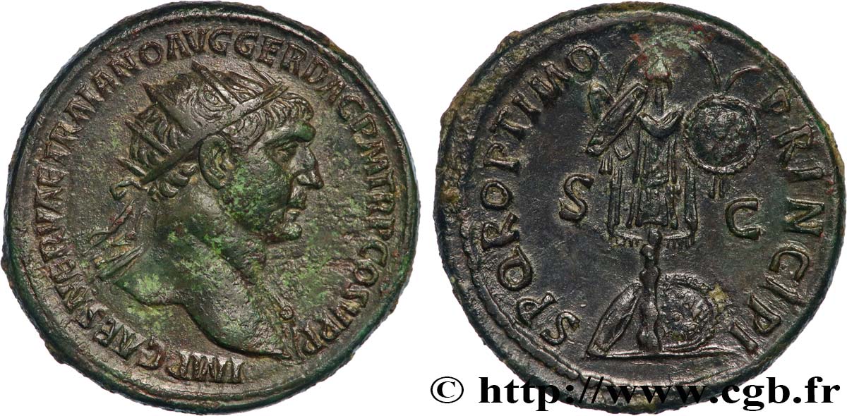 TRAJAN Dupondius TTB+