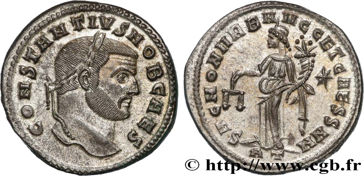 COSTANZO I Follis ou nummus FDC