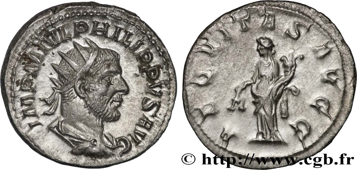 FILIPPO I PADRE Antoninien SPL/q.SPL