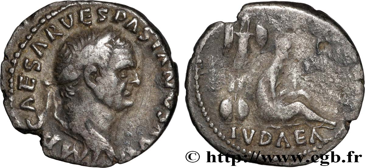 VESPASIEN Denier TTB/TB+