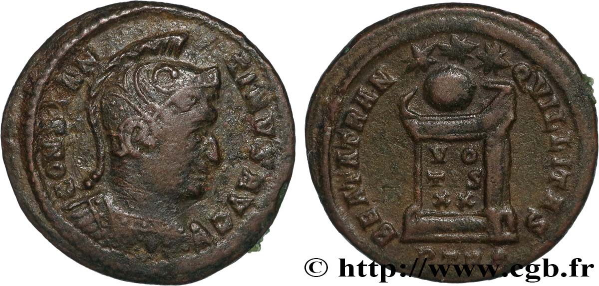 CONSTANTINO I EL MAGNO Centenionalis ou nummus BC+/MBC