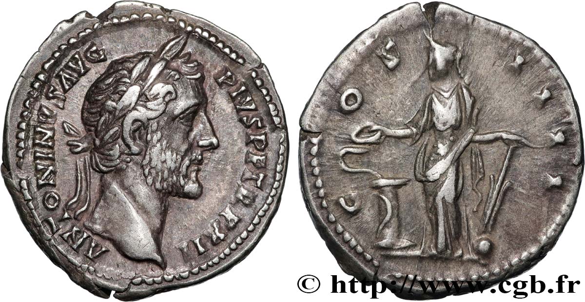 ANTONINO PIO Denier SPL/q.SPL