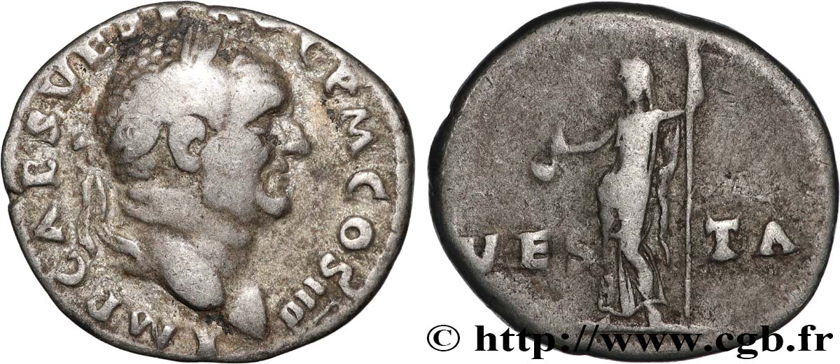 VESPASIAN Denier XF