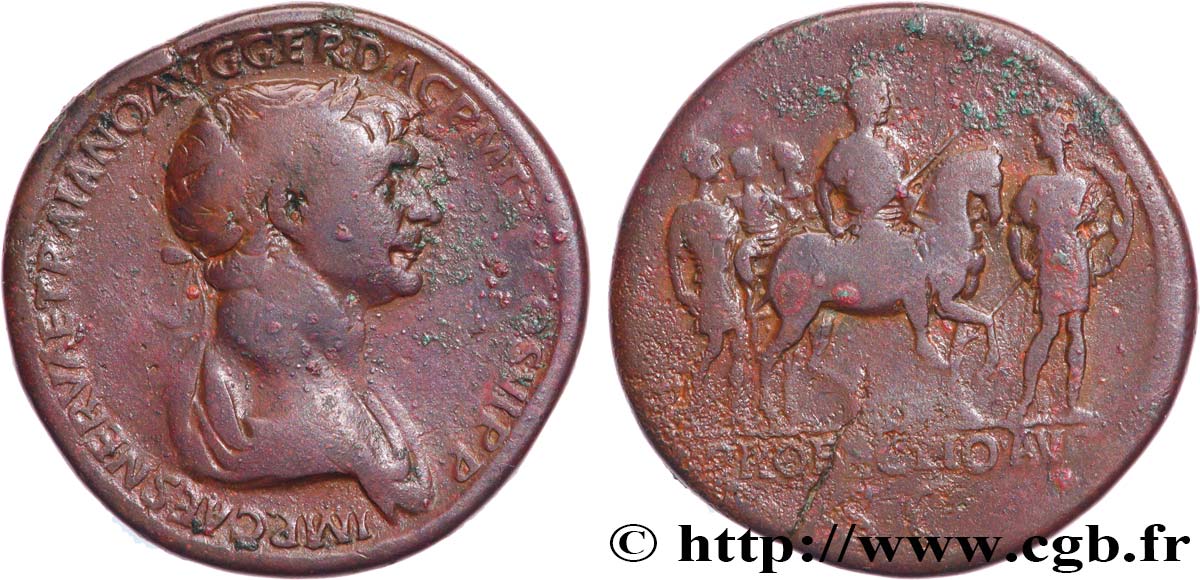 TRAJAN Sesterce TB+