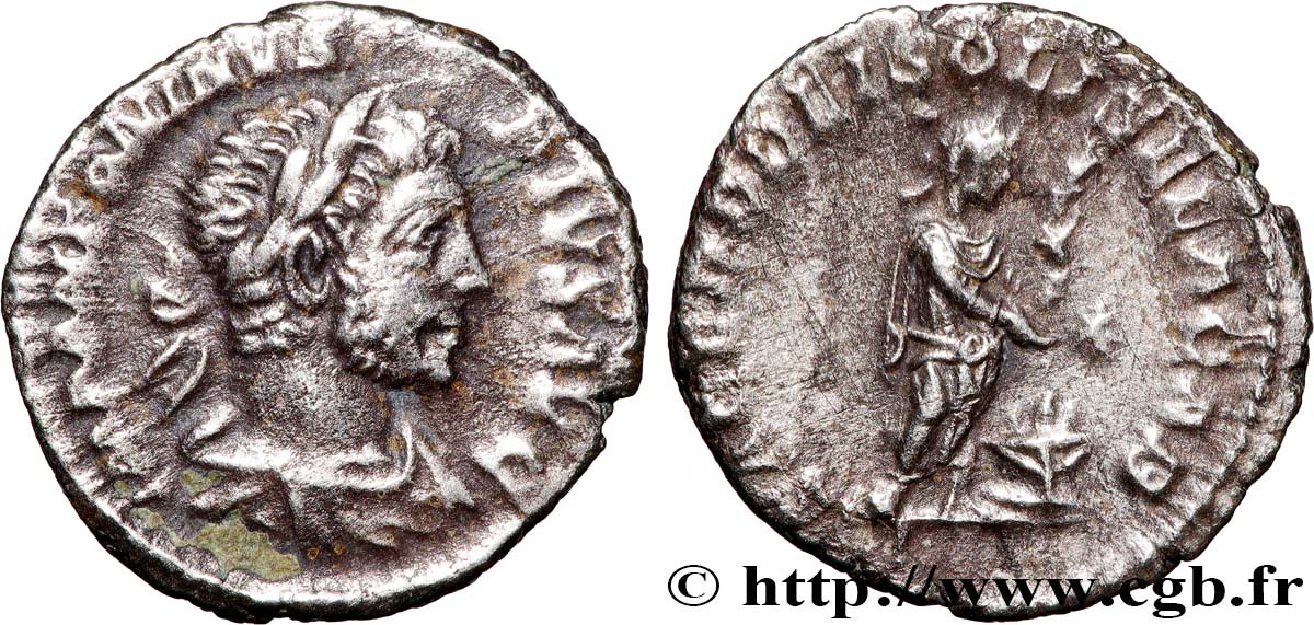 ELAGABALUS Denier XF
