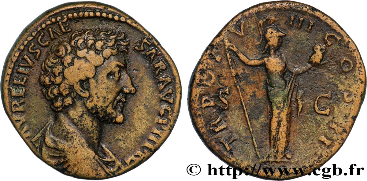 MARCO AURELIO Sesterce MBC