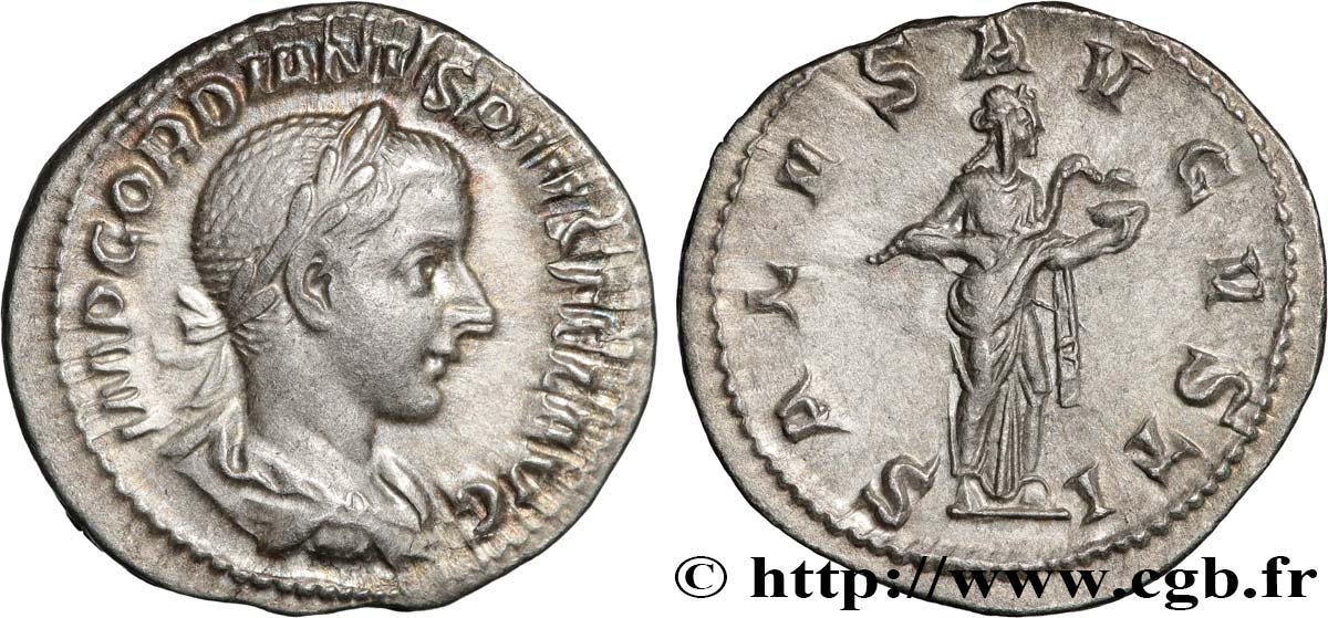 GORDIANUS III Denier fVZ/VZ