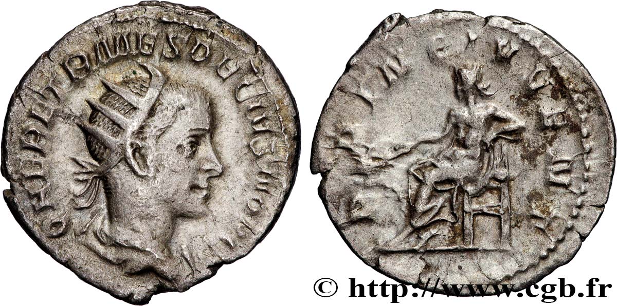 HERENNIUS ETRUSCUS Antoninien fVZ/SS