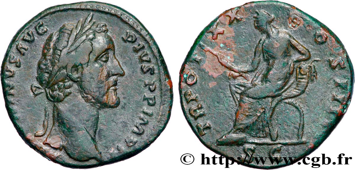 ANTONINUS PIUS Sesterce SS