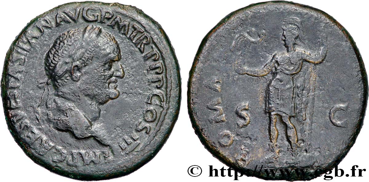 VESPASIAN Sesterce XF/VF