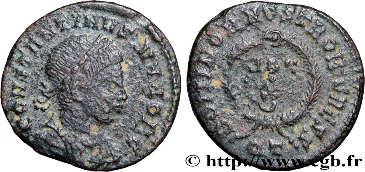 CONSTANTINE II Centenionalis ou nummus XF