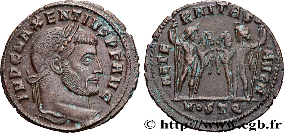 MAXENTIUS Follis ou nummus VZ/fVZ