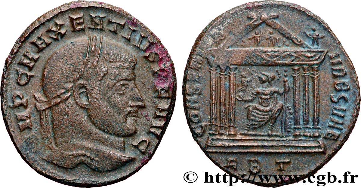 MAXENTIUS Follis ou nummus fVZ