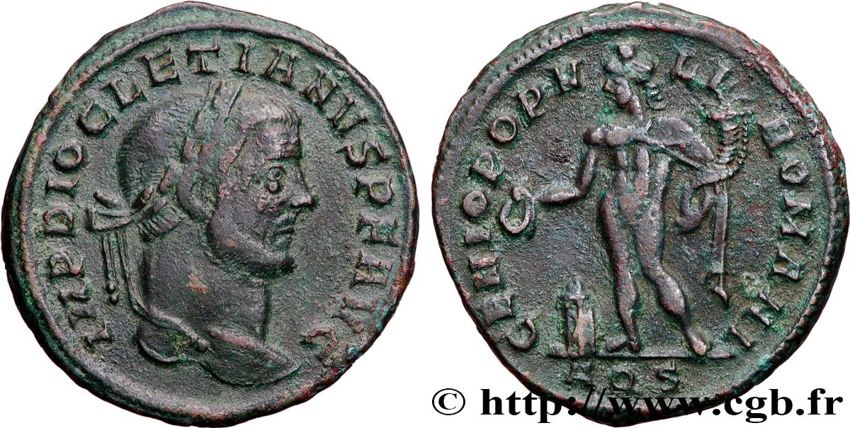 DIOCLETIAN Follis ou nummus XF