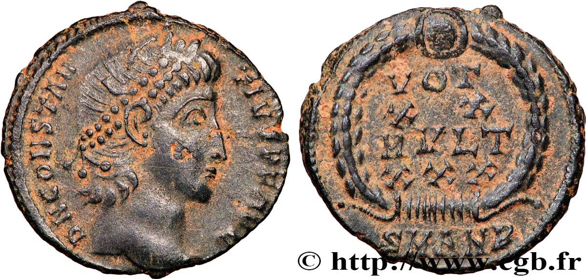 CONSTANTIUS II Centenionalis ou nummus fVZ