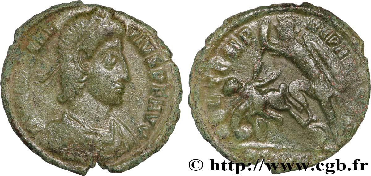 CONSTANCE II Maiorina réduite, (PB, Æ 3) TB+