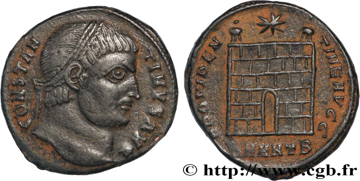 CONSTANTIN Ier LE GRAND Centenionalis ou nummus TTB+