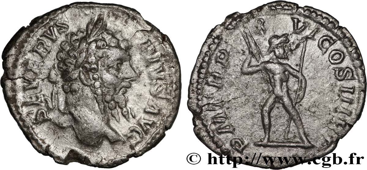 SEPTIMIUS SEVERUS Denier SS