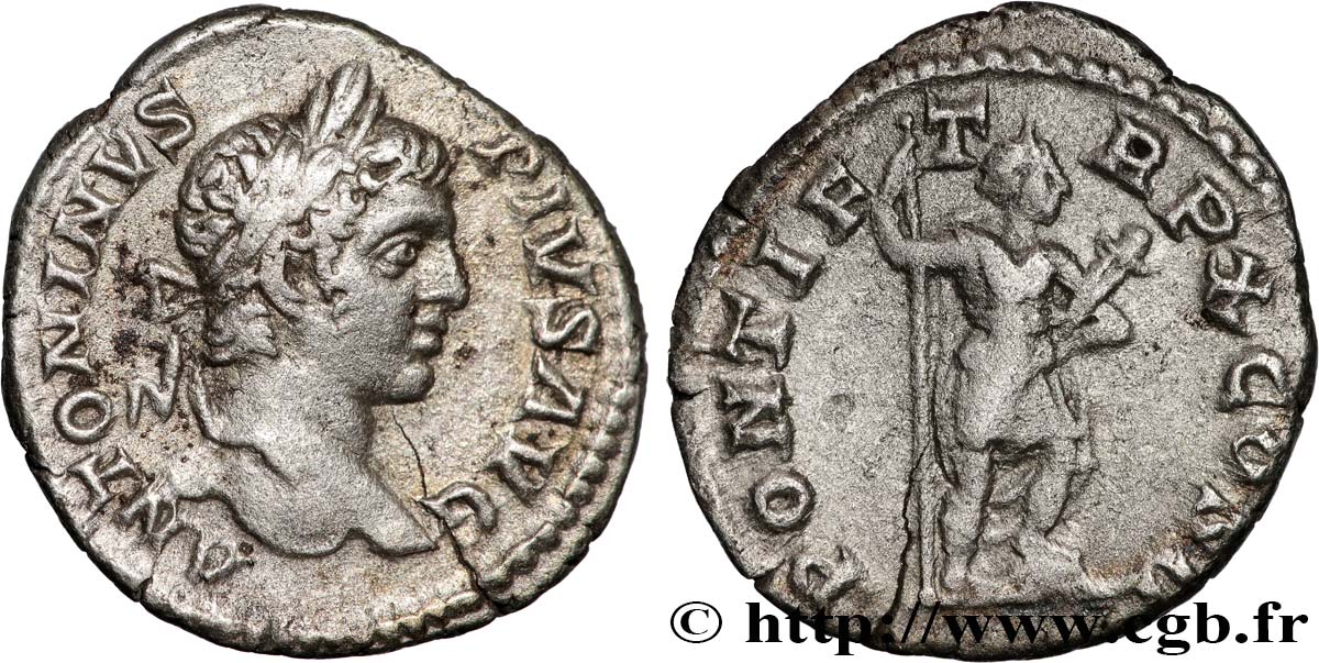 CARACALLA Denier XF