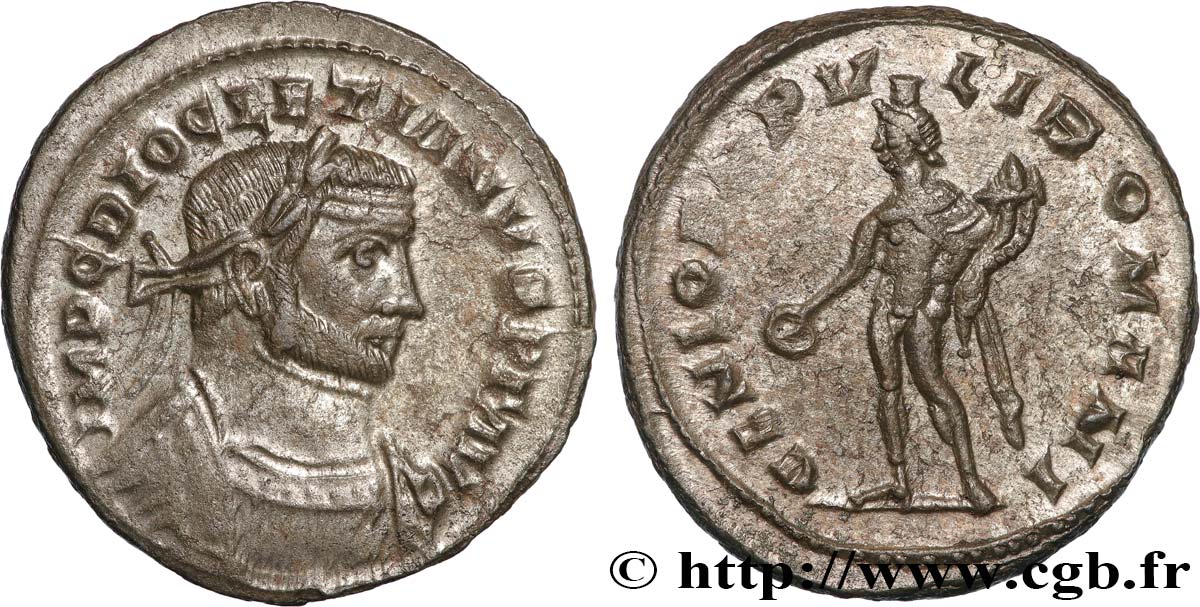 DIOCLETIANUS Follis ou nummus fVZ/VZ