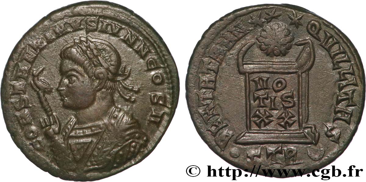 CONSTANTINE II Centenionalis ou nummus AU