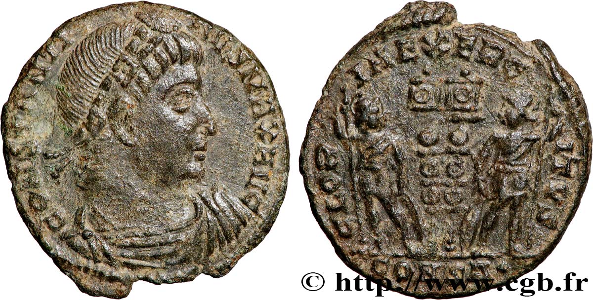 CONSTANTINE I THE GREAT Centenionalis ou nummus AU