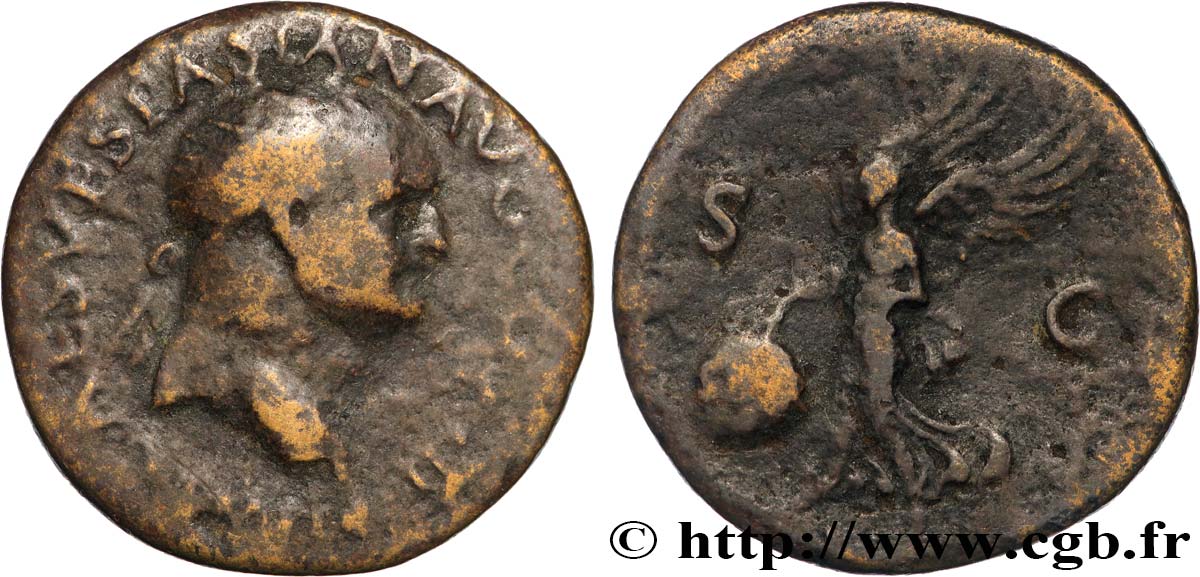 VESPASIANO Dupondius BC+/MBC