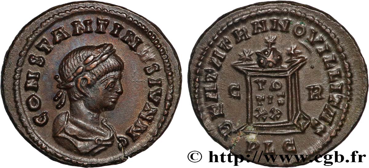 CONSTANTIN II Centenionalis ou nummus SUP