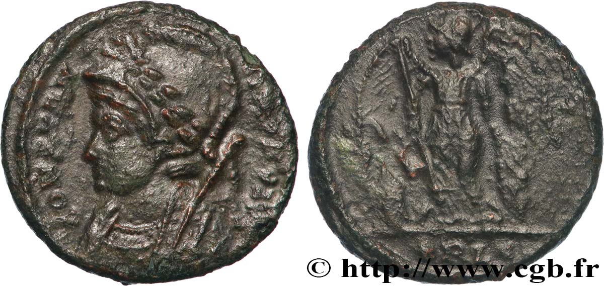 CONSTANTINOPOLIS Centenionalis ou nummus BC+