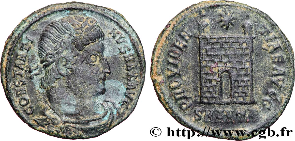 CONSTANTINE I THE GREAT Centenionalis ou nummus AU