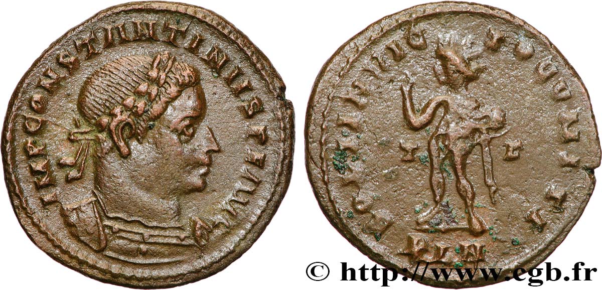 CONSTANTINE I THE GREAT Follis ou nummus AU/XF