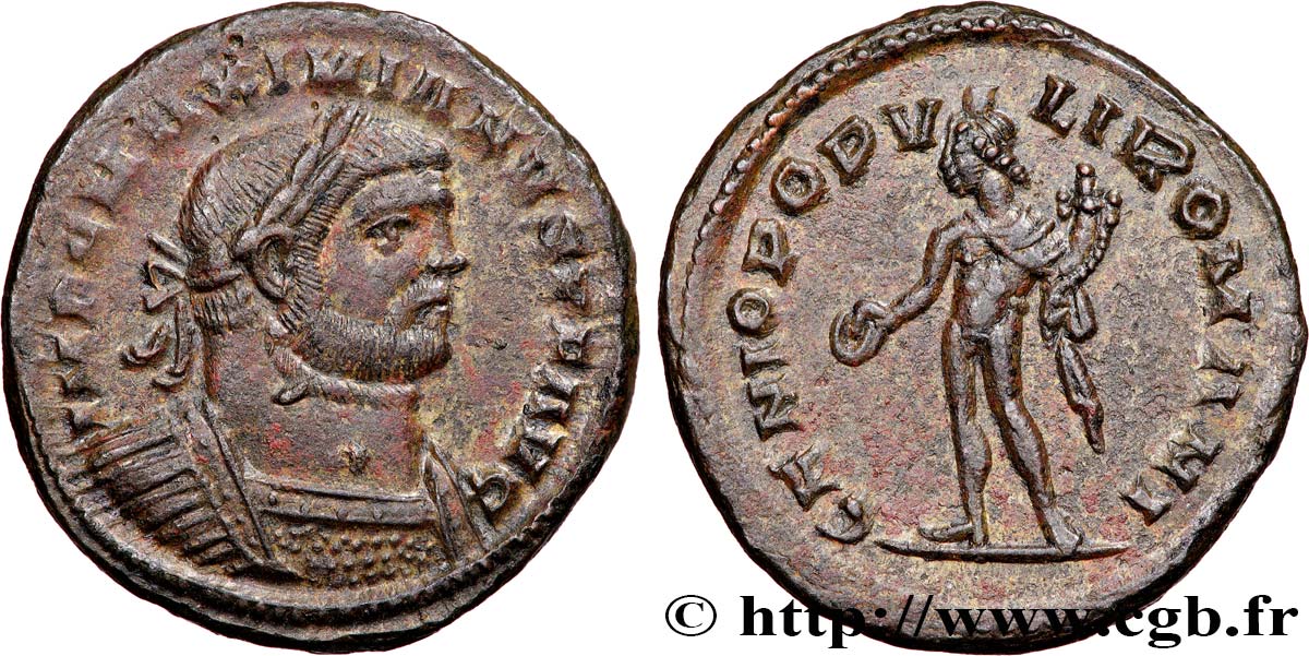 MAXIMIANUS HERCULIUS Follis ou nummus AU