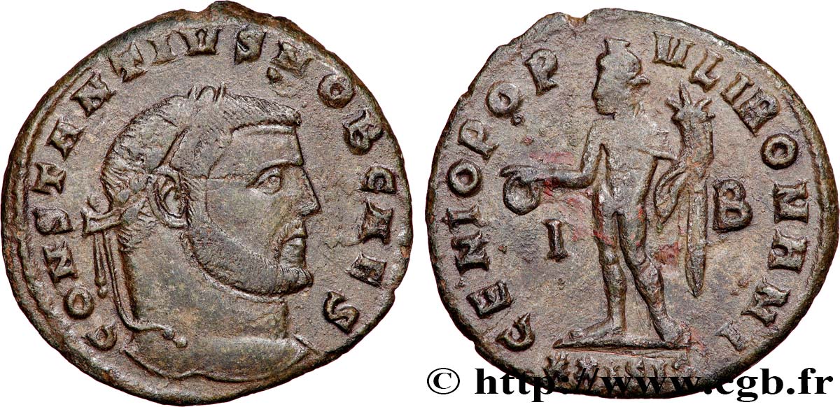 CONSTANTIUS I Follis ou nummus AU