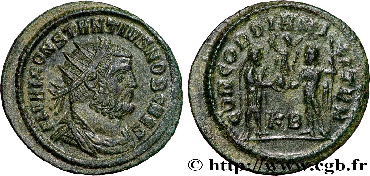 CONSTANTIUS I Pseudo ou néo-aurelianus AU