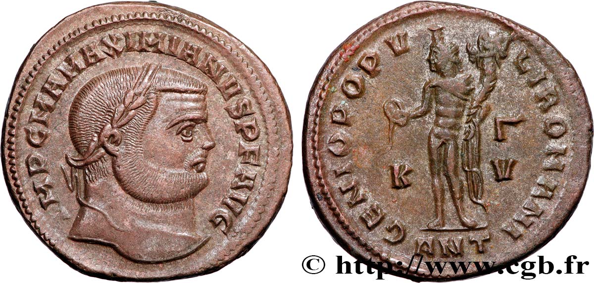 MAXIMIANUS HERCULIUS Follis ou nummus AU