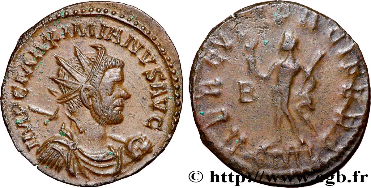 MAXIMIANUS HERCULIUS Aurelianus AU/XF