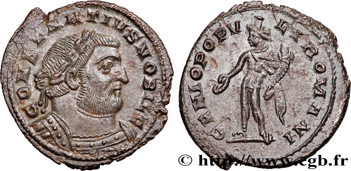 CONSTANTIUS I Follis ou nummus AU