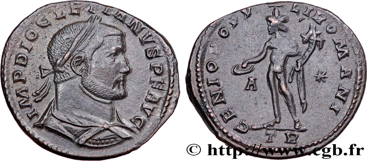 DIOCLETIAN Follis ou nummus AU