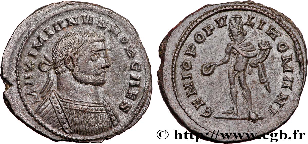 GALERIUS Follis ou nummus MS