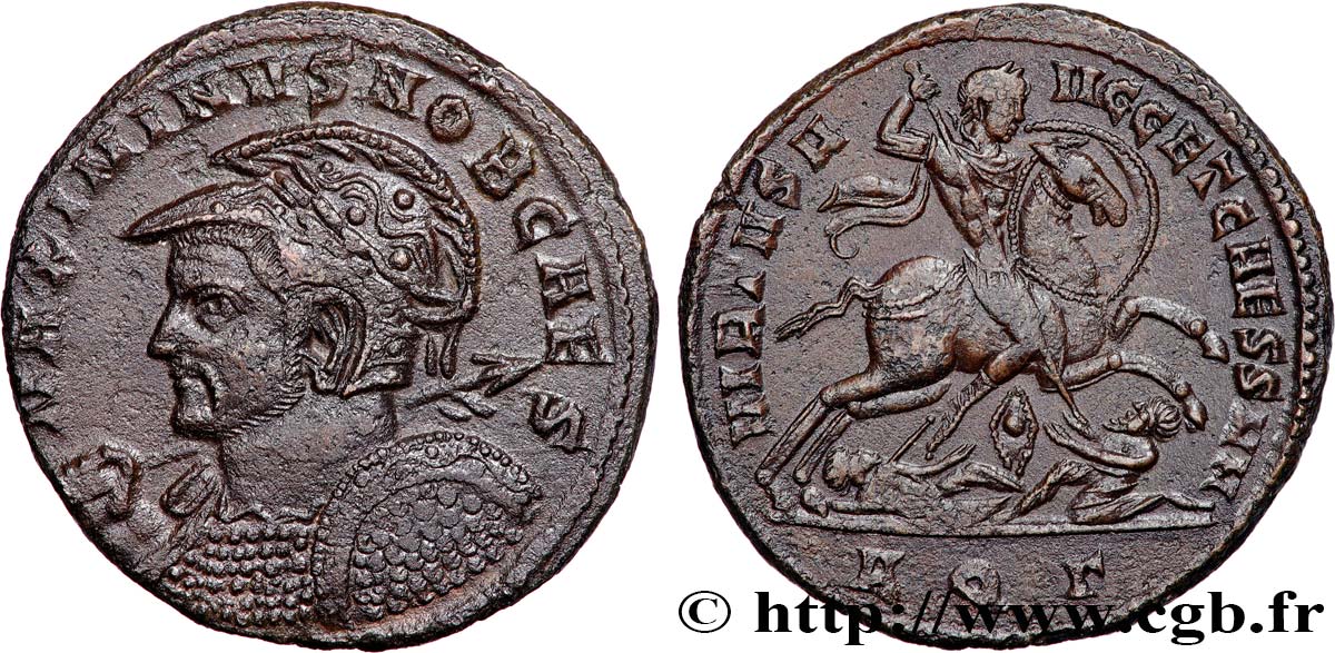 MAXIMIN II DAIA Follis ou nummus SUP