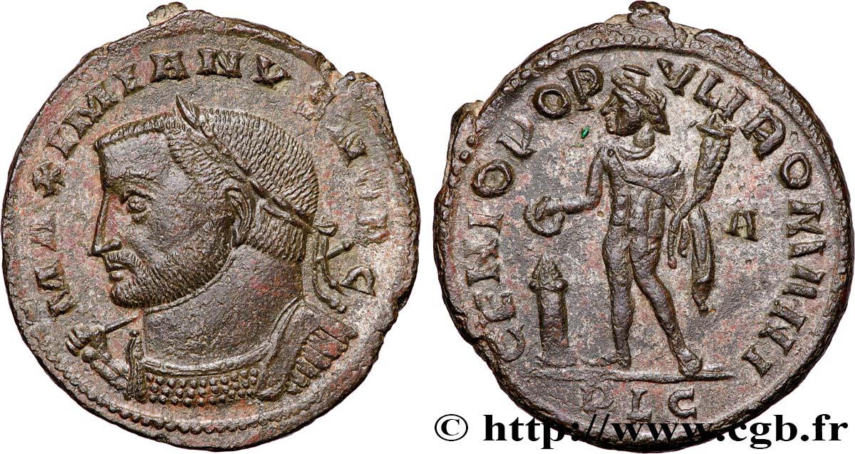 GALERIUS Follis ou nummus AU