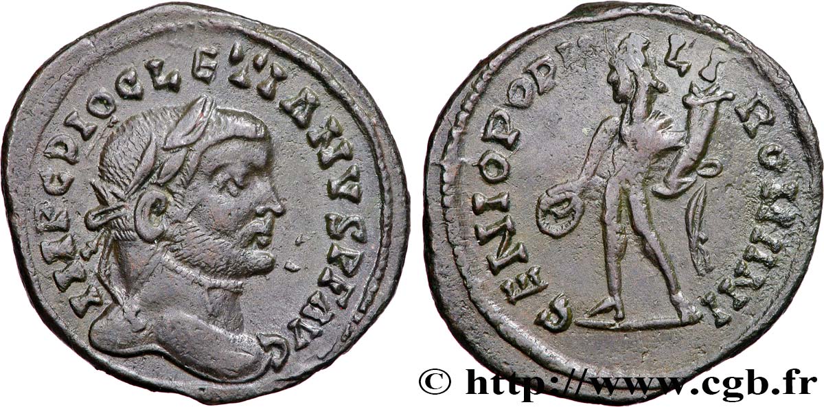 DIOCLETIAN Follis ou nummus AU