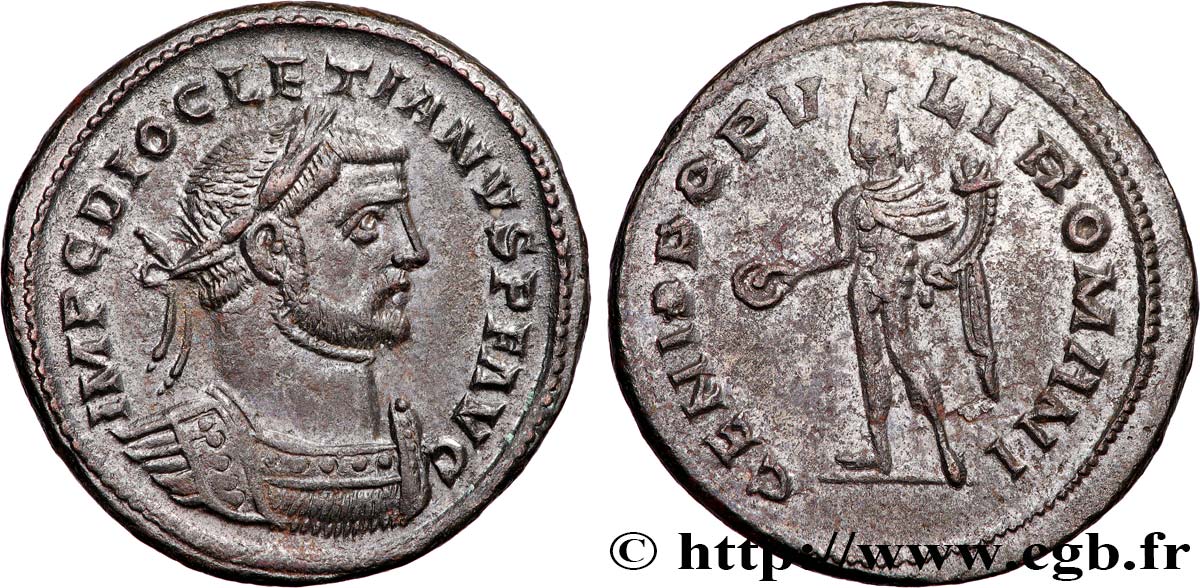 DIOCLETIANUS Follis ou nummus fST/VZ